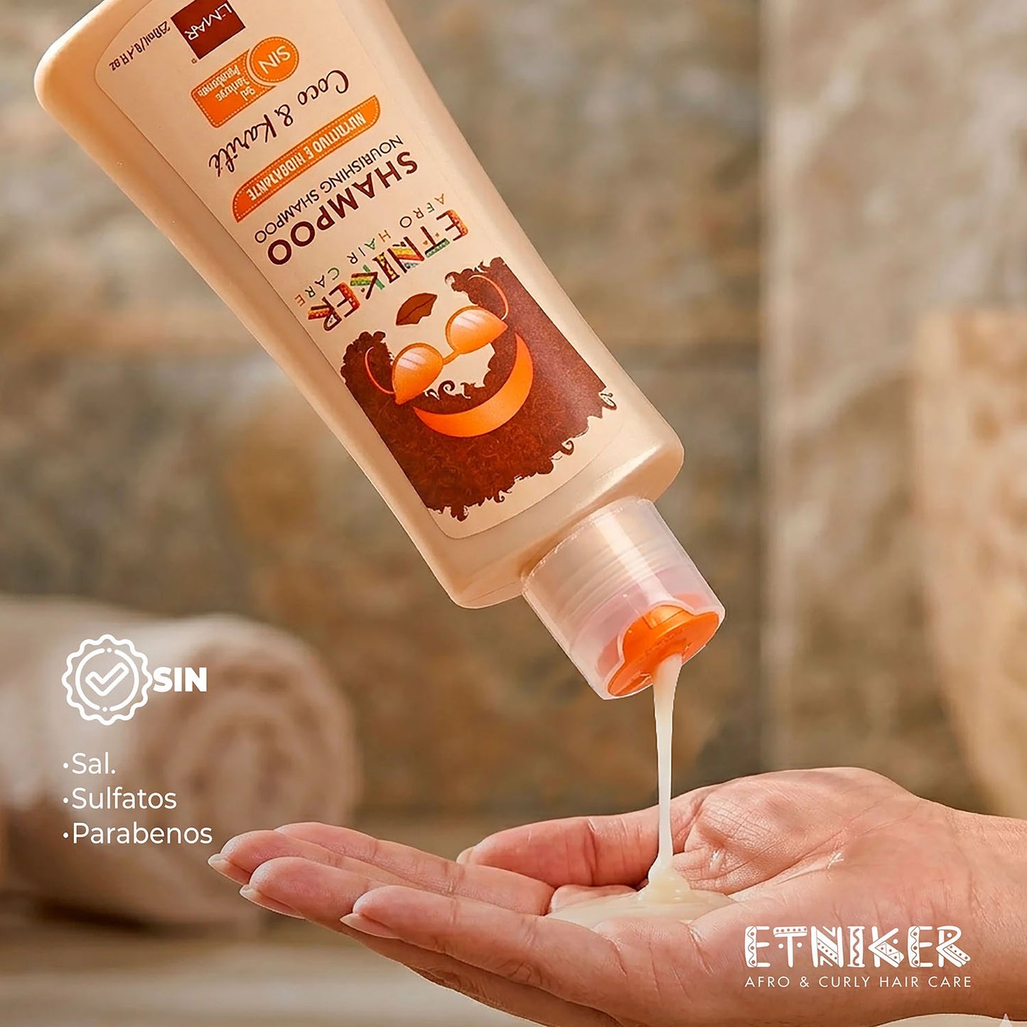 ETNIKER - Shampoo Nutritivo e Hidratante (250 ml)