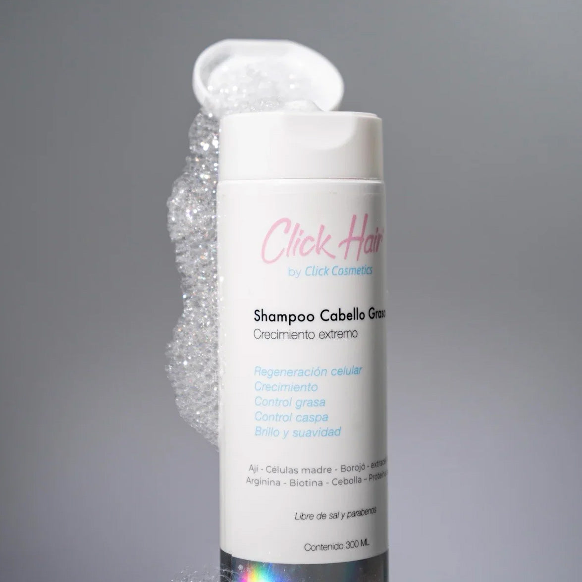 CLICK HAIR - Shampoo para Cabello Graso (300 ml)
