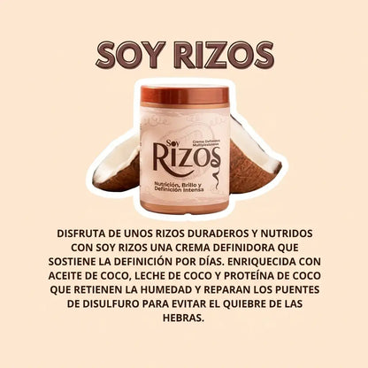 SOY RIZOS - Crema para Peinar (500ml)