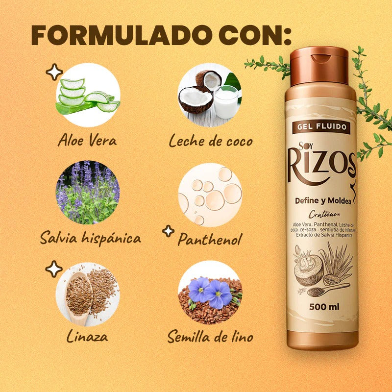 SOY RIZOS - Gel Fluido (500ml)