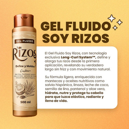 SOY RIZOS - Gel Fluido (500ml)