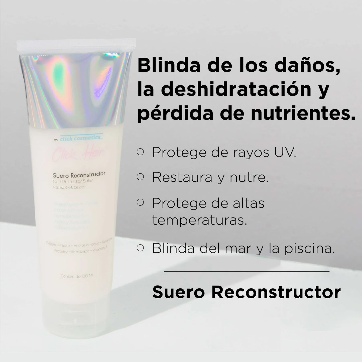 CLICK HAIR - Suero Reconstructor (120 ml)