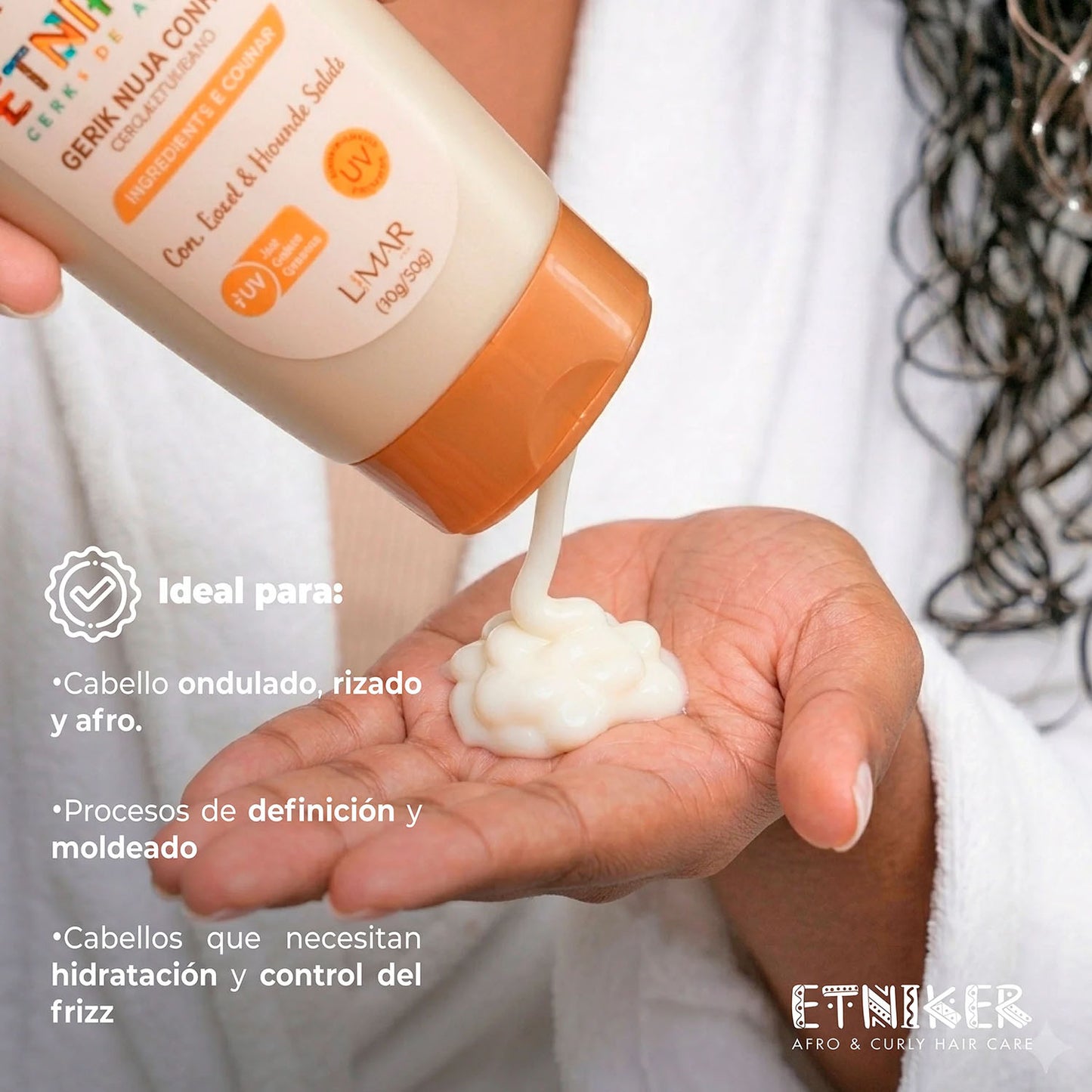 ETNIKER - Crema Para Peinar (290g)