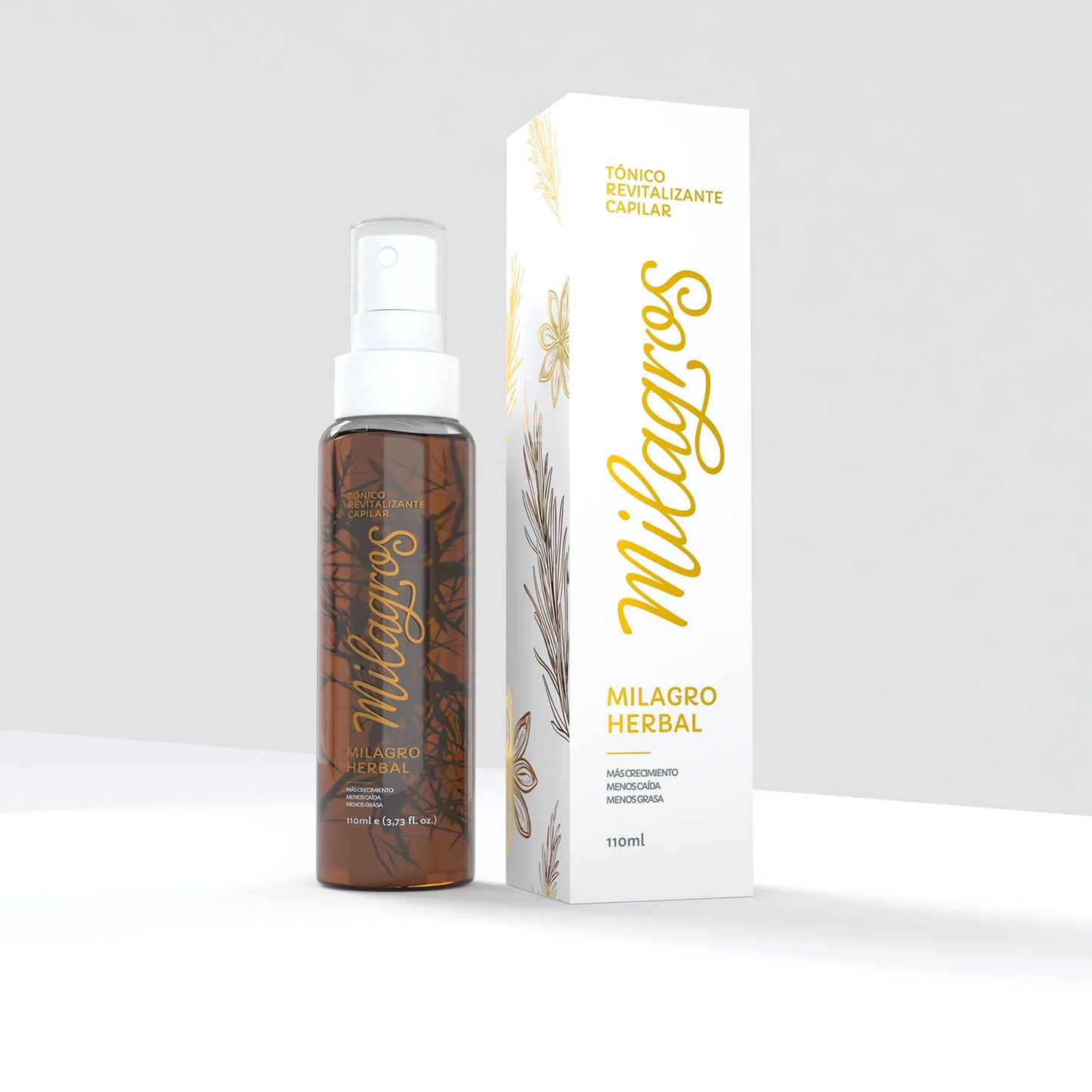 MILAGROS - Tónico Revitalizante Capilar Milagro Herbal (tónico con romero) (110ml)