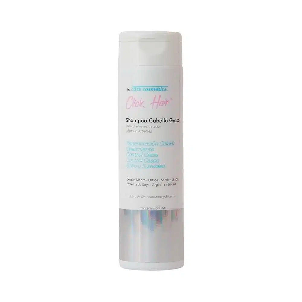 CLICK HAIR - Shampoo para Cabello Graso (300 ml)