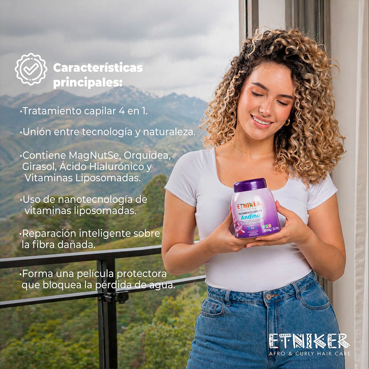 ETNIKER - Tratamiento Capilar Andino (1000g)