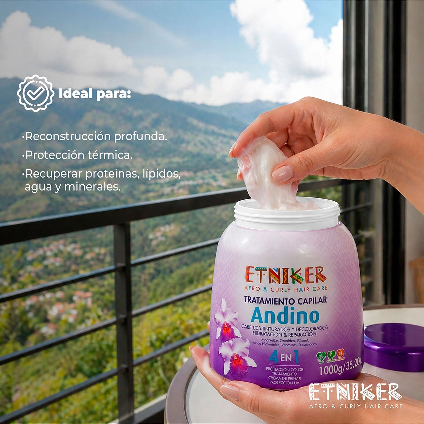 ETNIKER - Tratamiento Capilar Andino (1000g)