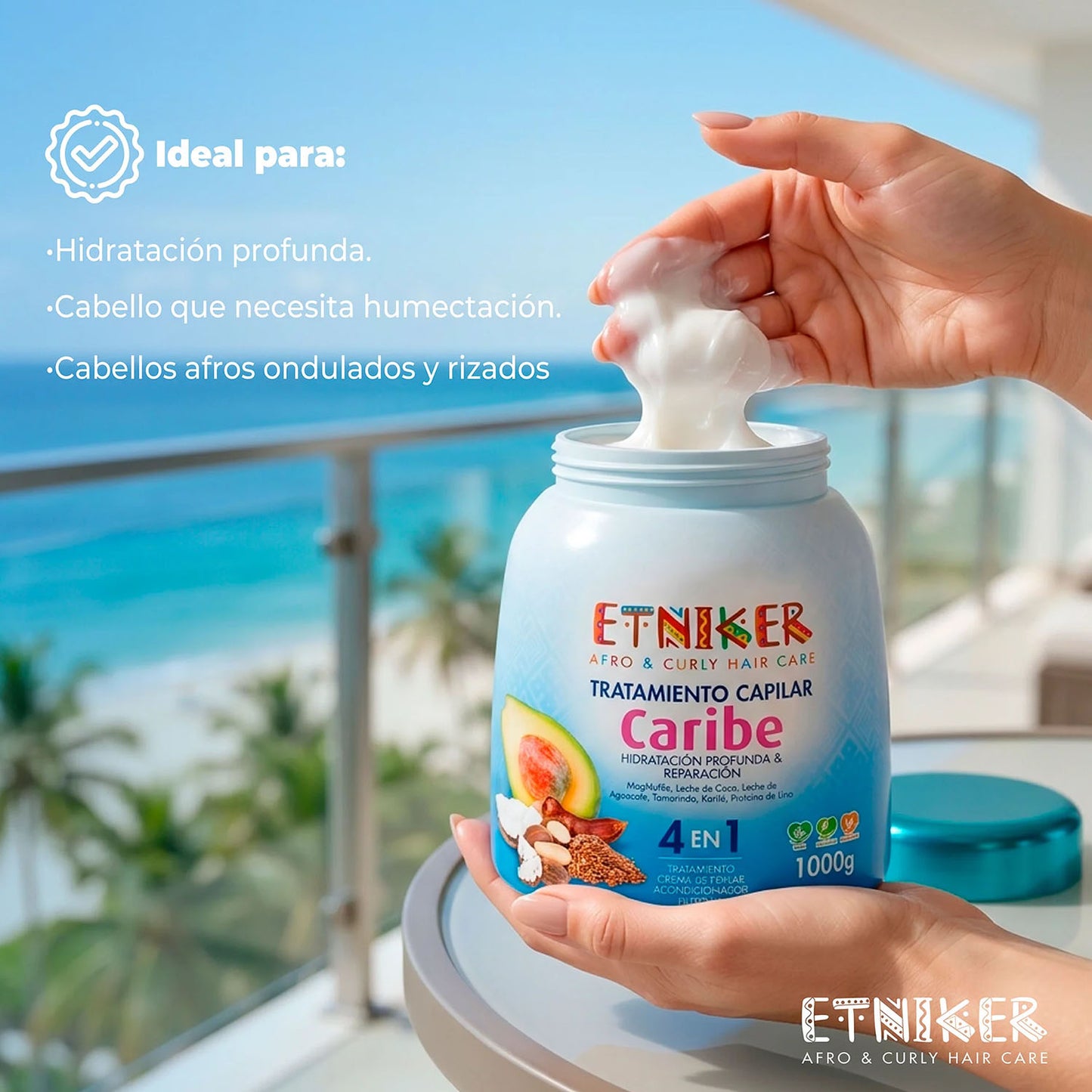 ETNIKER - Tratamiento Capilar Caribe (1000g)