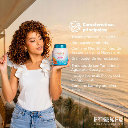 ETNIKER - Tratamiento Capilar Caribe (1000g)