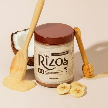 SOY RIZOS - Tratamiento Reparador Acondicionador 2 En 1 (500ml)