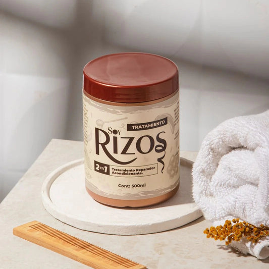 SOY RIZOS - Tratamiento Reparador Acondicionador 2 En 1 (500ml)